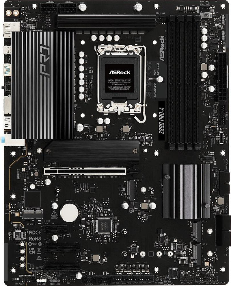 ASRock Z890 Pro-A Motherboard – USB4, 2.5 Gigabit LAN