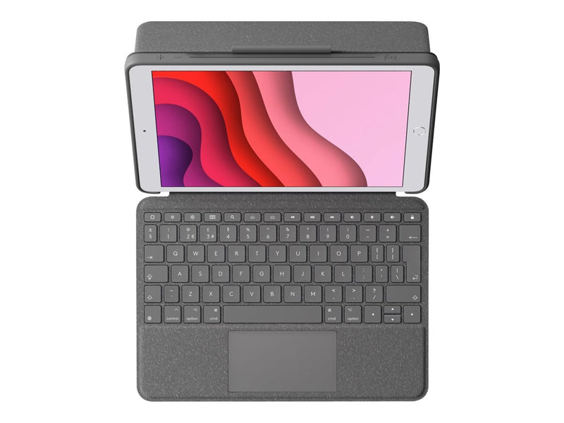 Logitech iPad Tastatur-Case – Schutz & Komfort, integriertes Trackpad