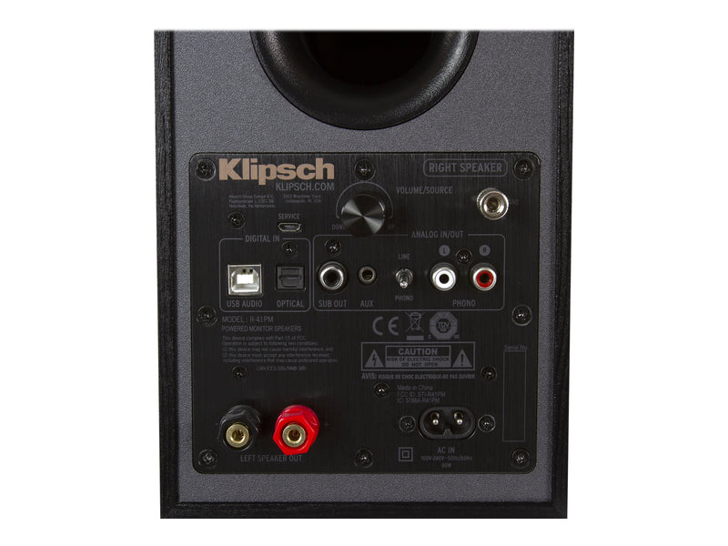 Klipsch Monitorlautsprecher – Aktiver Klang, Bassreflex-Design