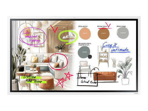 Samsung Flip 55" Touchscreen – Interaktives Whiteboard für Meetings