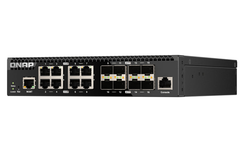 QNAP Netzwerk-Switch – 16 Anschlüsse, Rack-montierbar