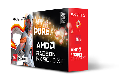 SAPPHIRE Grafikkarte – Radeon RX 9060 XT, 16 GB für 8K-Auflösung