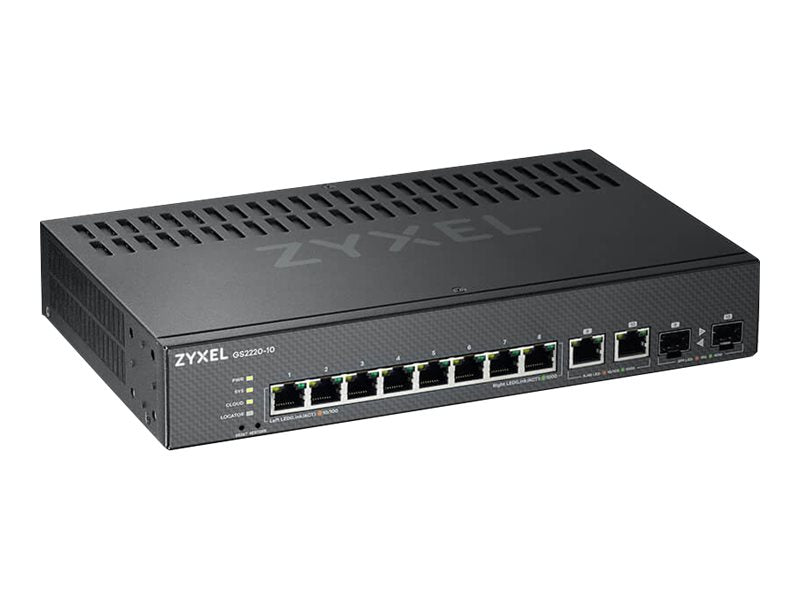 Zyxel Netzwerk-Switch – 8 Anschlüsse, Cloud-Management