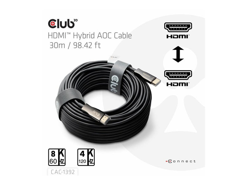 Club3D HDMI-Kabel – 8K, 30 Meter, für gestochen scharfe Bilder