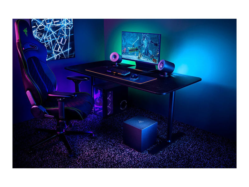 Razer Nommo V2 Gaming-Lautsprecher – 2.1 Sound, RGB-Beleuchtung