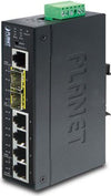 Planet Technology Netzwerk-Switch – 6 Anschlüsse, DIN-Schiene