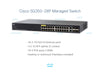 Cisco 28-Port Gigabit Switch – PoE, Einfache Verwaltung