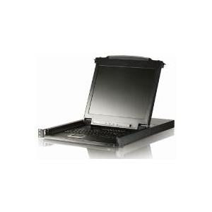 ATEN 17" Arbeitskonsole – Integrierter KVM-Switch, USB & PS/2