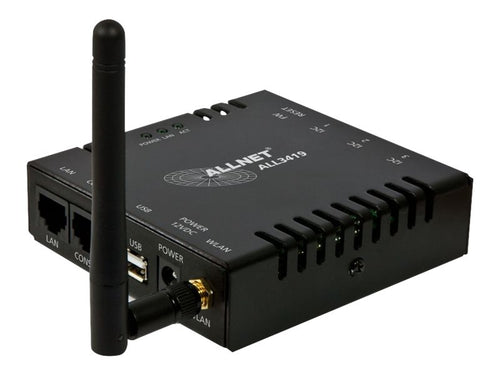 Allnet IP-Sensorzentrale – LAN/WLAN, inkl. Temperatursensor