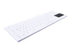EXONE Silikontastatur mit Touchpad – Wasserdicht, Deutsch