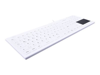 EXONE Silikontastatur mit Touchpad – Wasserdicht, Deutsch