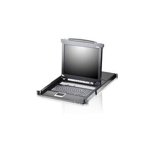 ATEN 8-Port KVM-Switch – Integrierter Bildschirm, USB-Anschlüsse