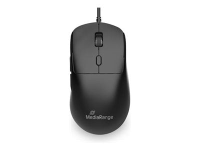 MEDIARANGE Ergonomische Maus – 6 Tasten, USB-C Anschluss