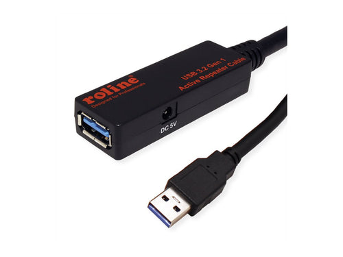 Roline USB-Verlängerungskabel – 5 Meter, schnelle Datenübertragung