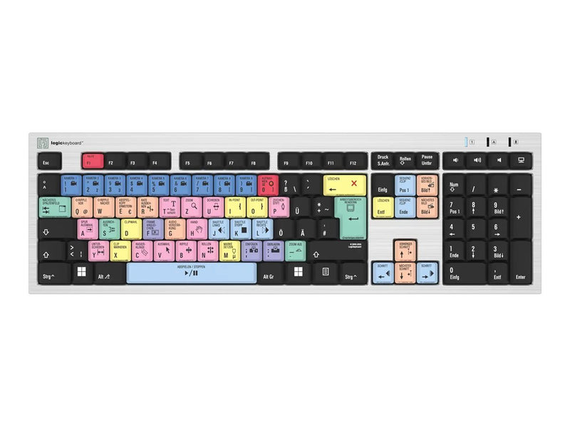 LOGIC-KEYBOARD Tastatur – Für Adobe Premiere Pro, USB-Anschluss
