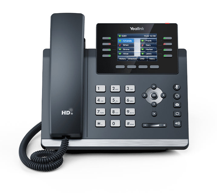 Yealink SIP-T44U VoIP-Telefon – Einfaches Anrufen, HD-Klang