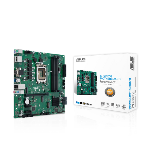 ASUS PRO Motherboard – Mikro-ATX, USB-C, Gigabit LAN