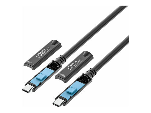 MicroConnect USB-C Kabel – 10 m, 8K Unterstützung, 60W Power Delivery