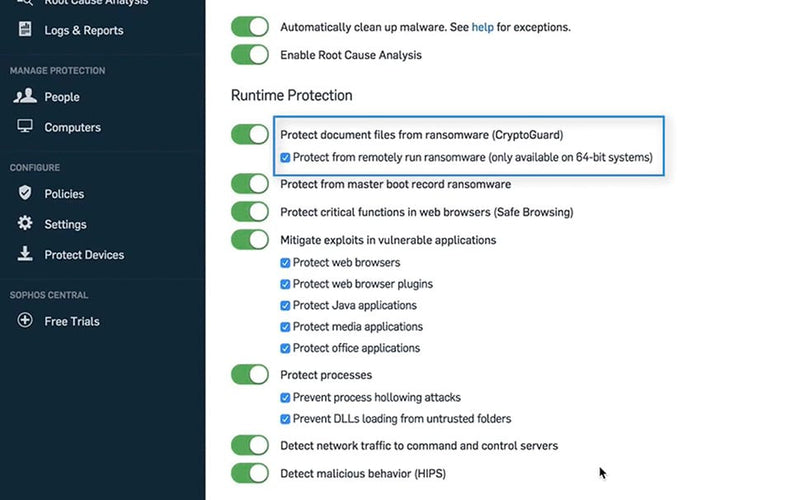 Sophos Sicherheitssoftware – Schutz für Unternehmen, einfache Verwaltung