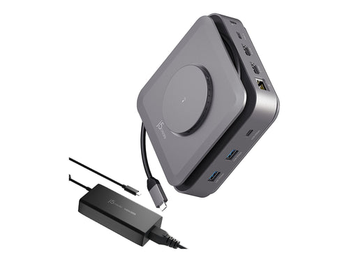 J5 Create USB-C Dock – Dual 4K HDMI, 140W Netzteil