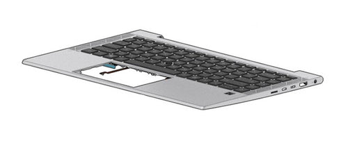 HP Ersatztastatur – Hebräisch, hinterleuchtet, mit ClickPad
