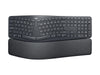 Logitech Ergonomische Tastatur – Kabellos, mit Handauflage