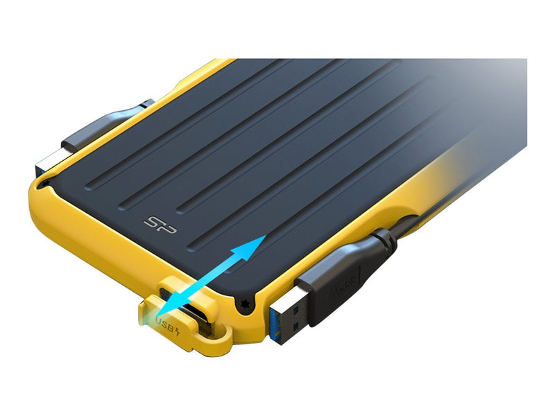 Silicon Power Externe Festplatte – 2 TB, robust und wasserfest