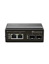 LevelOne 4-Port Gigabit Switch – PoE, für DIN-Schiene