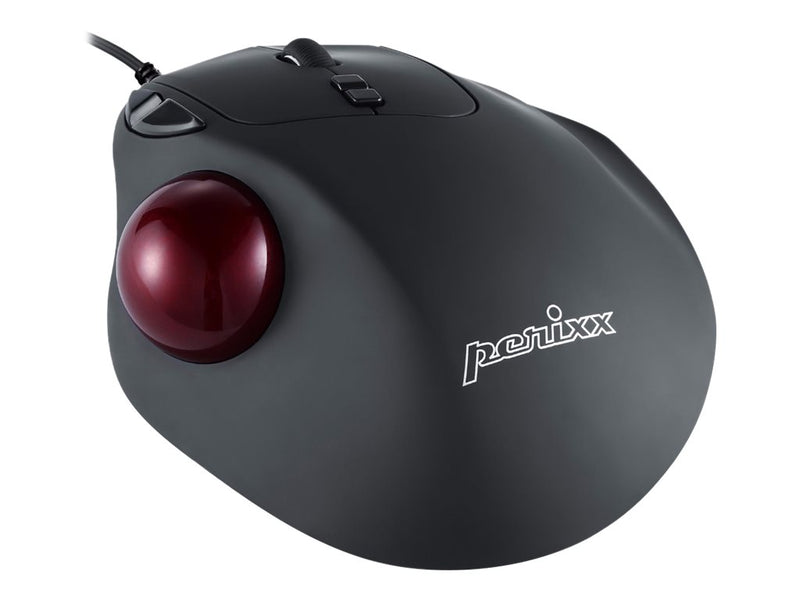 PERIXX Trackball-Maus – Ergonomisch, USB-Anschluss