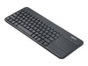 Logitech Kabellose Tastatur – Mit Touchpad, 10 m Reichweite