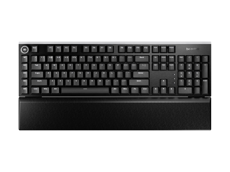 BE QUIET! Tastatur – Leise Tasten, Medienrad, RGB-Beleuchtung