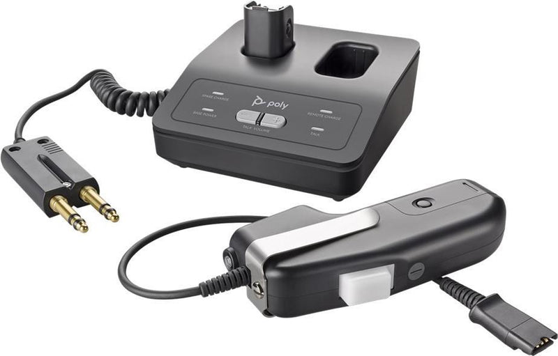 Poly Kabelloser Headset-Adapter – Push-To-Talk, DECT-Technologie