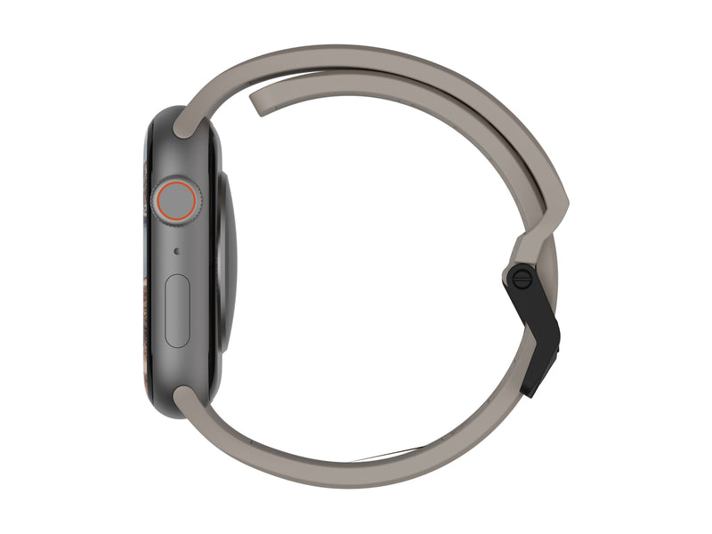UAG Scout Silikon-Uhrarmband – Für Apple Watch, Titan-Look