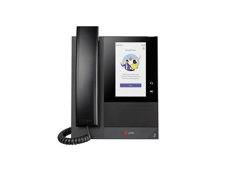 HP Poly CCX 400 Telefon – Einfaches Touchscreen-Telefon für MS Teams