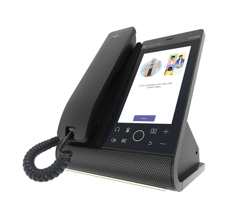 AudioCodes VoIP-Telefon – Bluetooth, Rufnummernanzeige