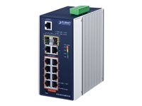 PLANET Industrial Switch – 8 PoE+ Ports, Wandmontage möglich