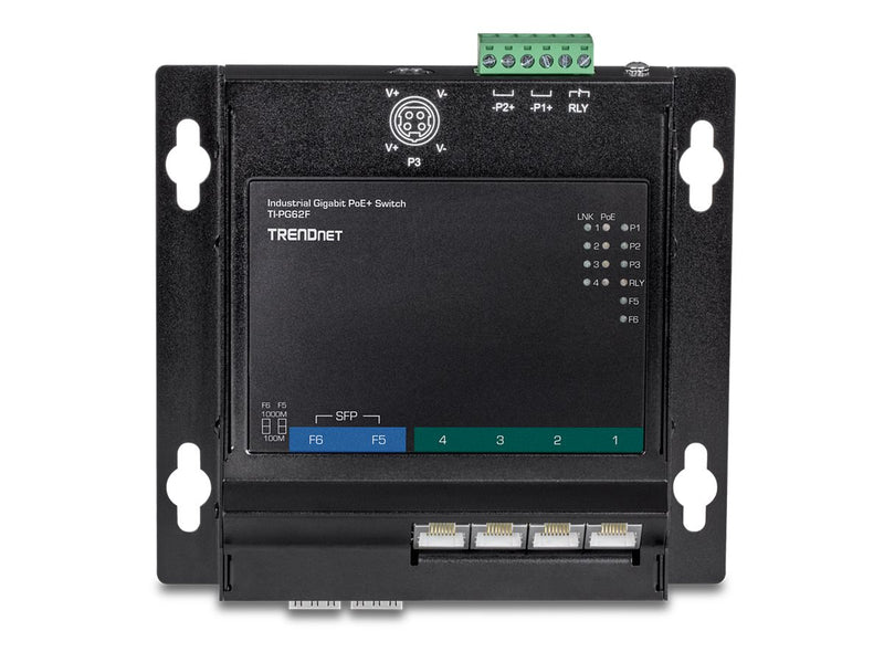 TRENDnet 6-Port Gigabit Switch – Robuster Netzwerkknoten für PoE+
