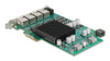 Delock Netzwerkkarte – 4x Gigabit LAN mit PoE+