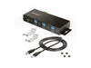 StarTech 7-Port USB Hub – Vielseitig montierbar, robustes Metallgehäuse