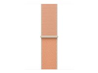 Apple Sport Loop Armband – Bequemes Klettverschluss, Cantaloupe