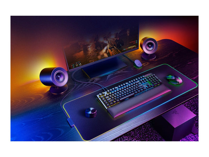 Razer Nommo V2 Pro Lautsprecher – 2.1 Sound, RGB-Beleuchtung