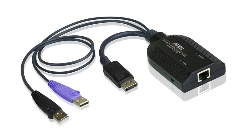 ATEN USB-DisplayPort Adapter – Verbinden über Cat5e/6 Kabel