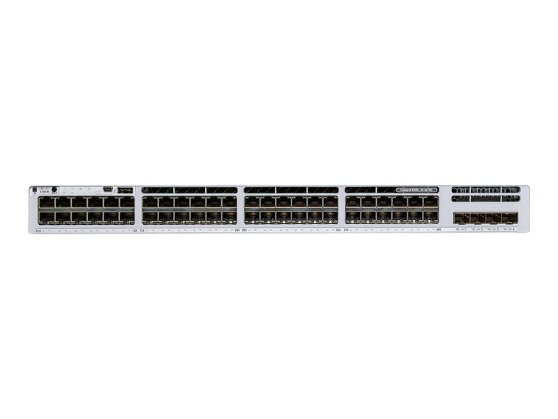 Cisco Netzwerk-Switch – 48 Anschlüsse, PoE+, 4 Uplink-Ports