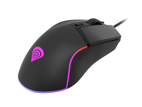 GENESIS Gaming-Maus – Optisch, 6400 DPI, USB-Anschluss
