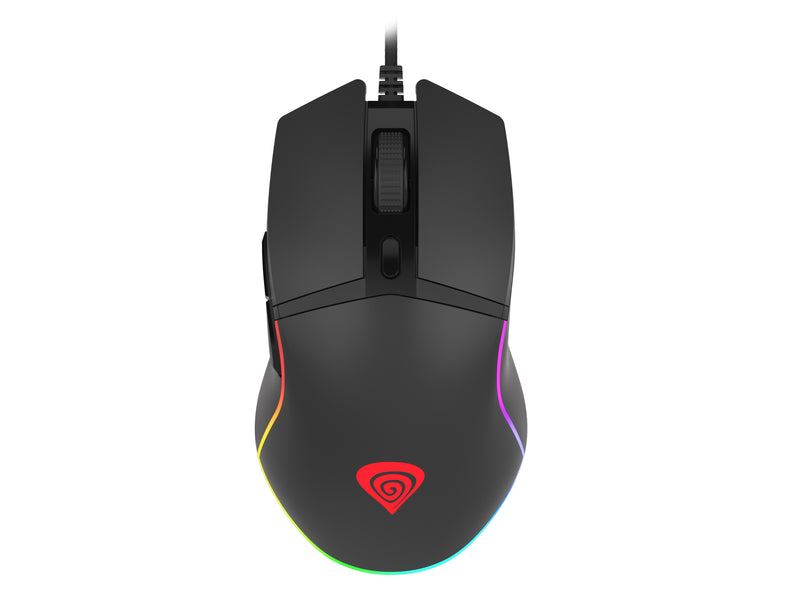 GENESIS Gaming-Maus – Optisch, 6400 DPI, USB-Anschluss