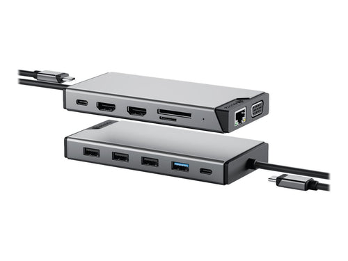 ALOGIC Dockingstation – 12 Anschlüsse, 3 Bildschirme gleichzeitig