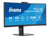 Iiyama 34" Curved Monitor – 2K-Auflösung, USB-C-Anschluss
