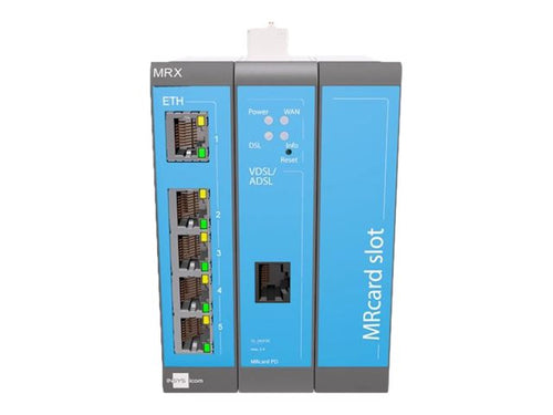 INSYS Router mit 5-Port-Switch – für DIN-Schiene, VPN-fähig