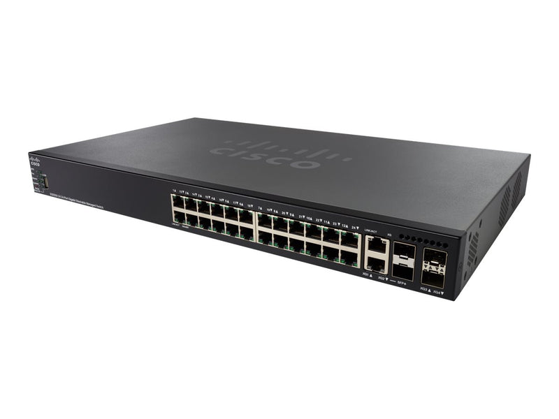 Cisco 24-Port Gigabit Switch – PoE+ und stapelbar