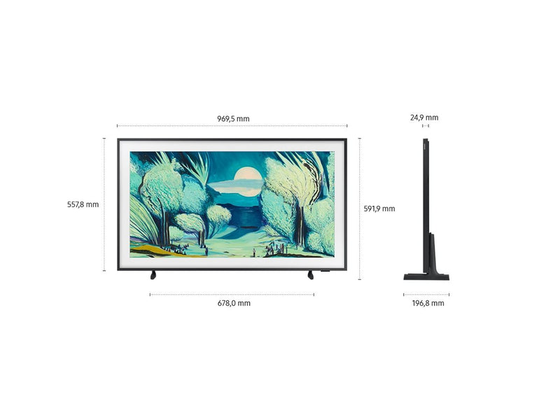 Samsung 43" Smart-TV – 4K-Auflösung, Kunstmodus
